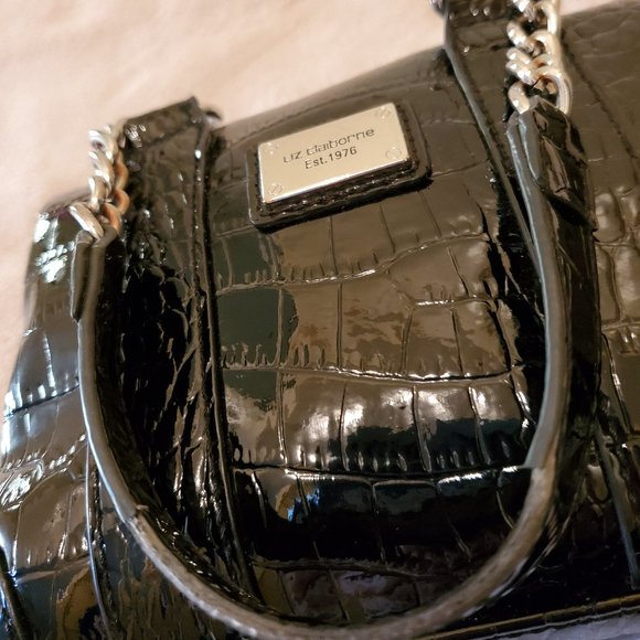 LIZ CLAIBORNE Croc-Pattern Mini Handbag - Picture 6 of 11